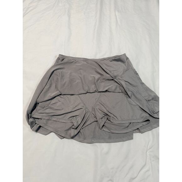 Grey Tennis skirt skort - Women's Size L with pocket - Picture 3 of 4